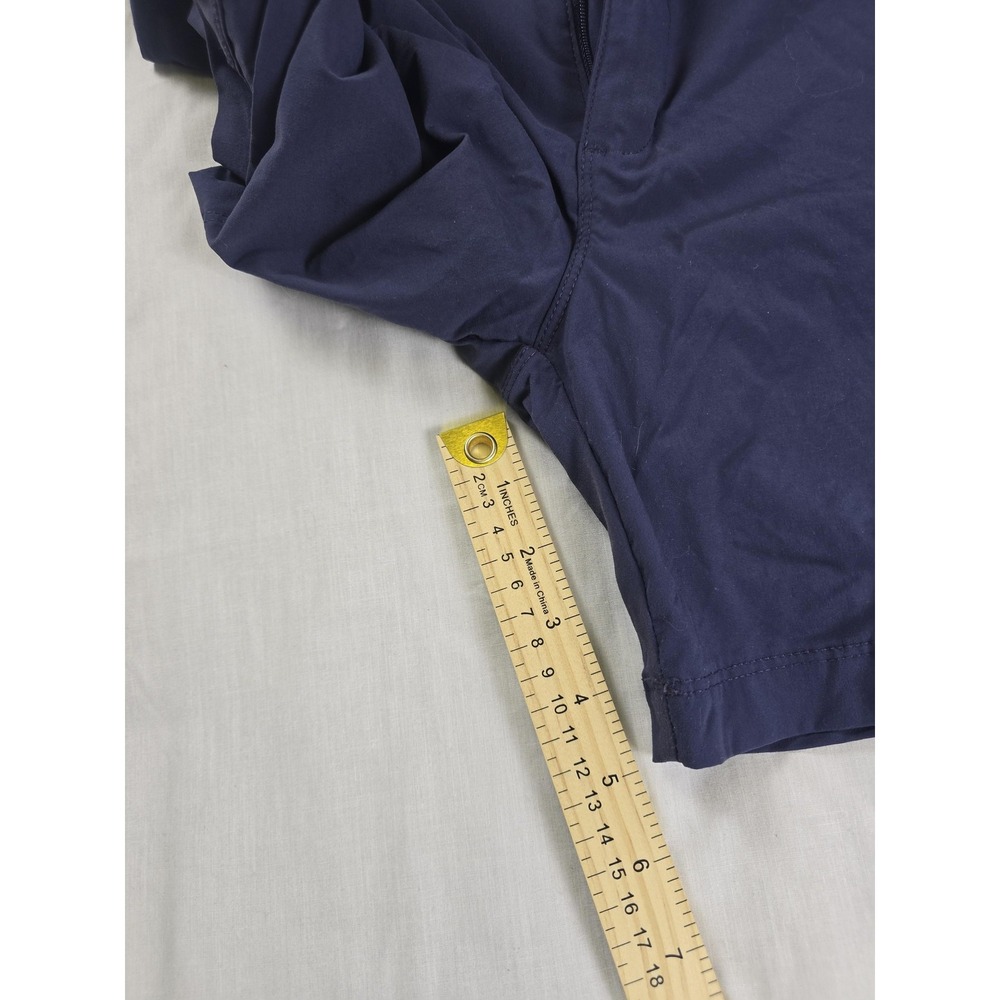 Columbia Shorts Womens 4 Blue Stretch Chino Hiking Nylon Blend Pockets Summer - Picture 4 of 10